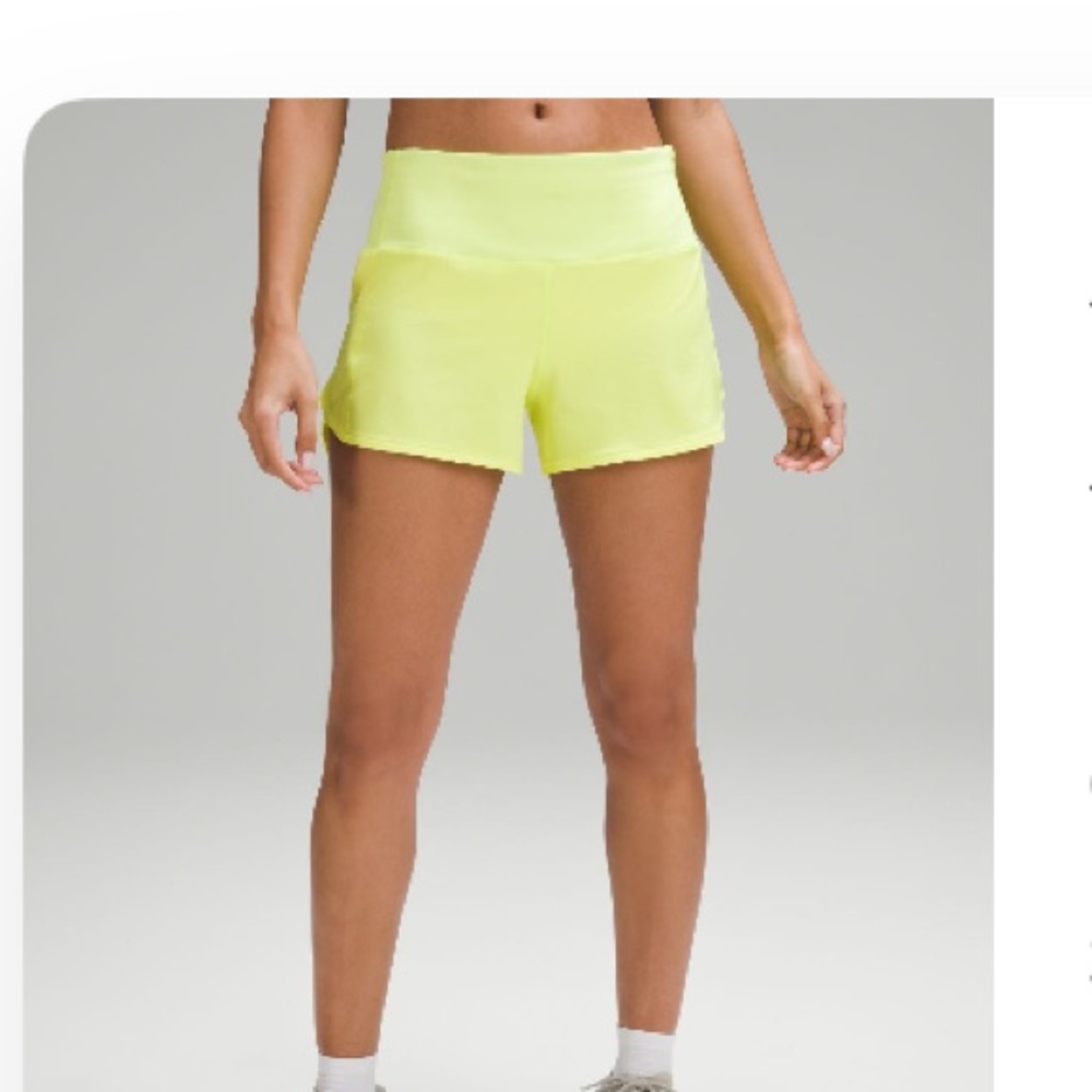 Lululemon Speed Up High-Rise Lined Short 4”